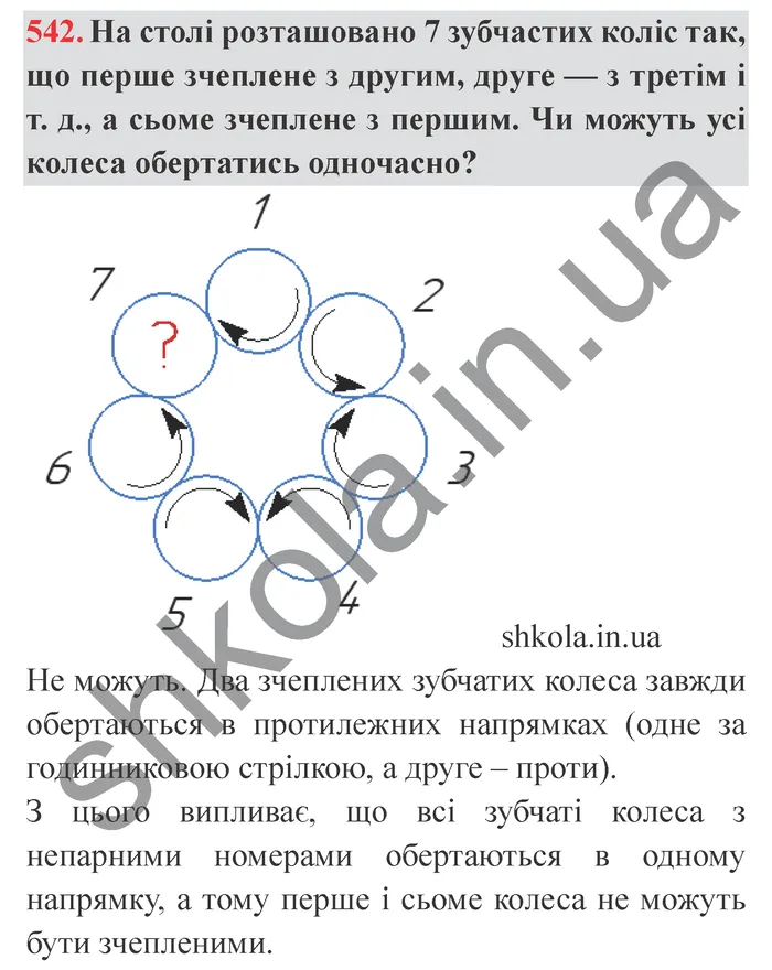 Відповідь до завдання № 542 - ГДЗ Математика 5 клас Мерзляк 2022
