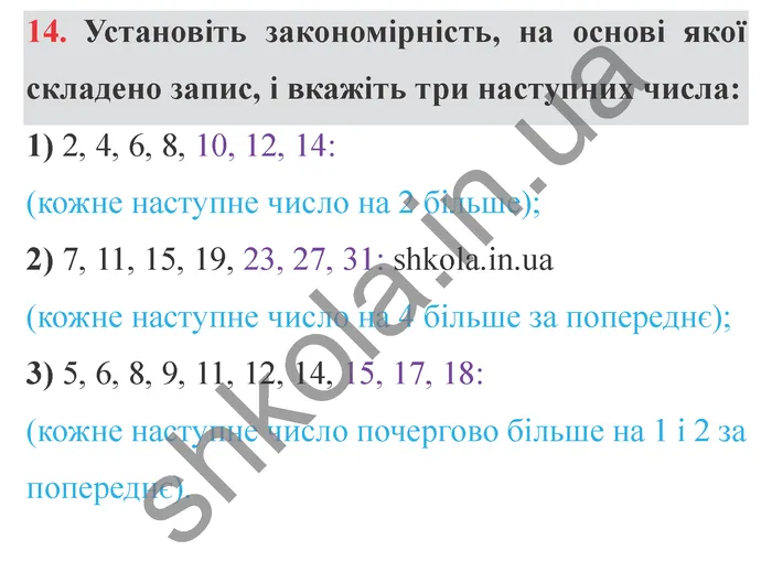 Відповідь до завдання № 14 - ГДЗ Математика 5 клас Мерзляк 2022