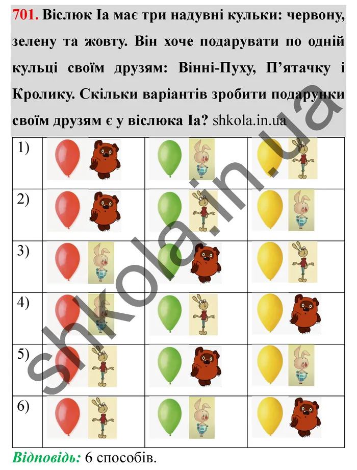Відповідь до завдання № 701 - ГДЗ Математика 5 клас Мерзляк 2022