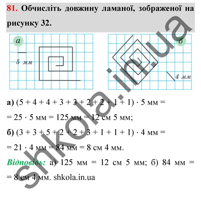 Відповідь до завдання № 81 - ГДЗ Математика 5 клас Мерзляк 2022