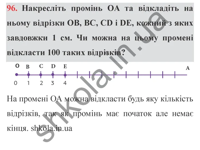 Відповідь до завдання № 96 - ГДЗ Математика 5 клас Мерзляк 2022