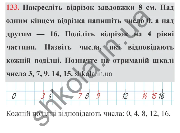 Завдання № 133 Відповідь до завдання № 133 - ГДЗ Математика 5 клас Мерзляк 2022