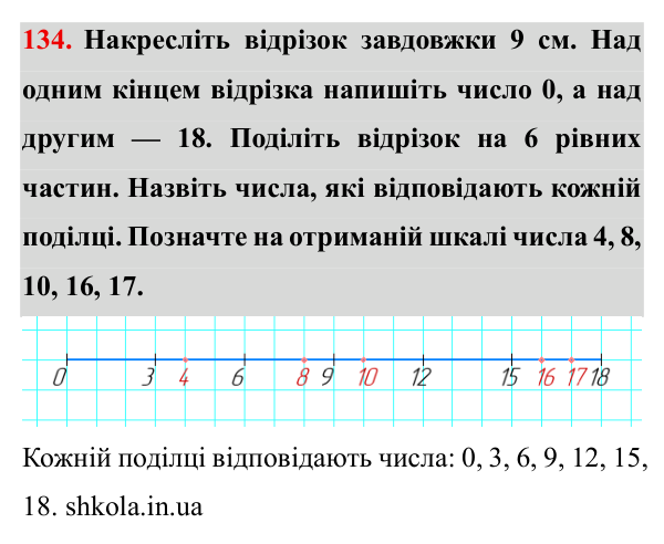 Завдання № 134 Відповідь до завдання № 134 - ГДЗ Математика 5 клас Мерзляк 2022