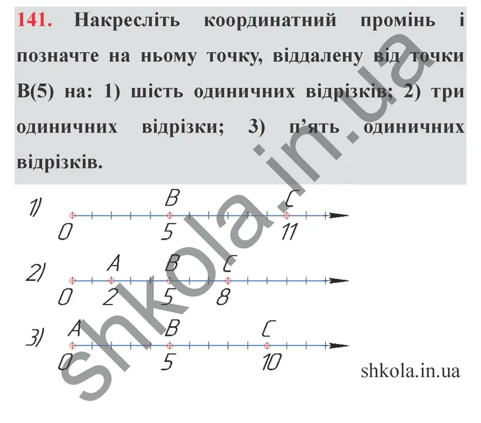 Завдання № 141 Відповідь до завдання № 141 - ГДЗ Математика 5 клас Мерзляк 2022