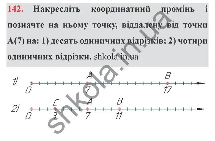 Завдання № 142 Відповідь до завдання № 142 - ГДЗ Математика 5 клас Мерзляк 2022