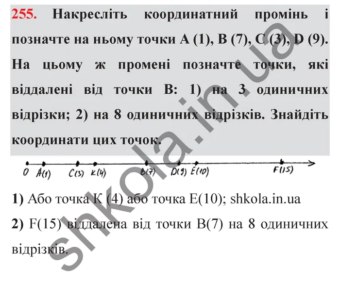 Завдання № 255 Відповідь до завдання № 255 - ГДЗ Математика 5 клас Мерзляк 2022