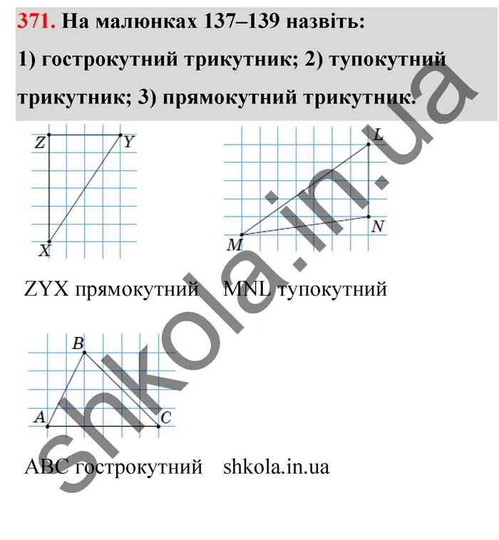 Відповідь до завдання № 371 - ГДЗ Математика 5 клас Тарасенкова 2022