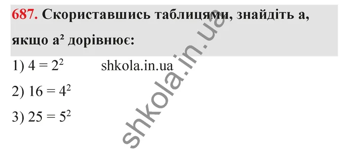 Відповідь до завдання № 687 - ГДЗ Математика 5 клас Тарасенкова 2022