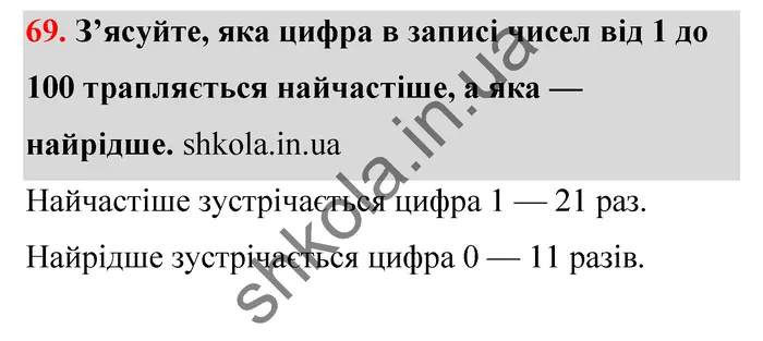 Відповідь до завдання № 69 - ГДЗ Математика 5 клас Тарасенкова 2022