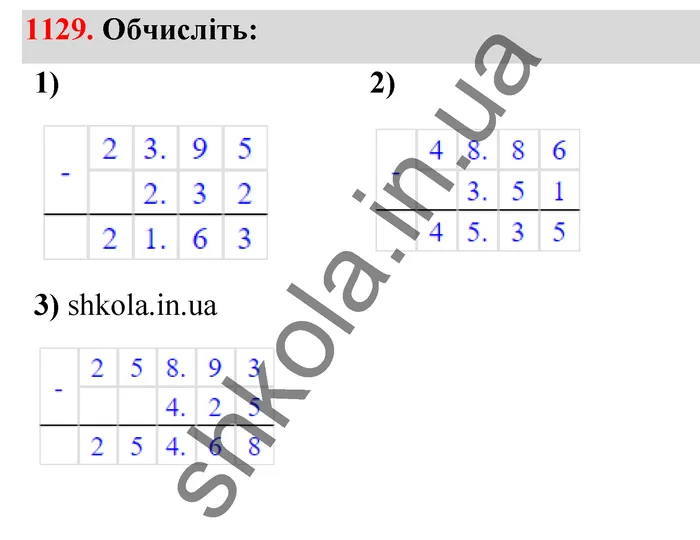 Відповідь до завдання № 1129 - ГДЗ Математика 5 клас Тарасенкова 2022