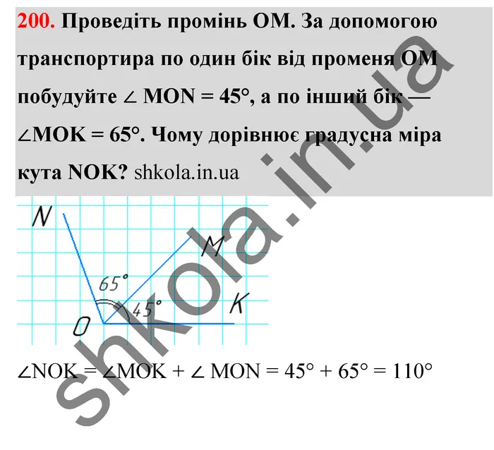 Відповідь до завдання № 200 - ГДЗ Математика 5 клас Тарасенкова 2022