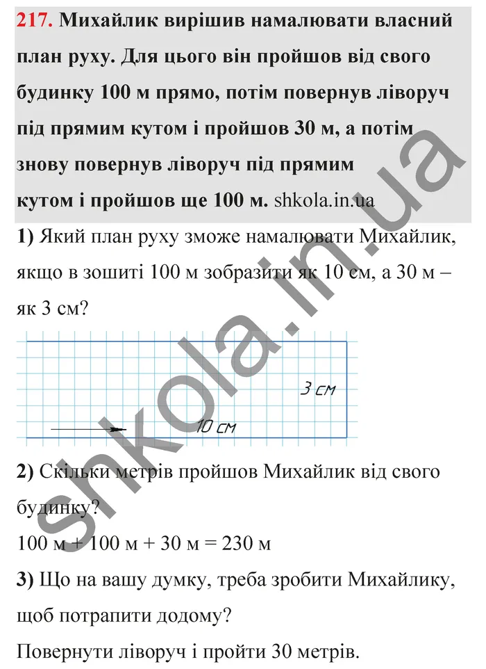 Відповідь до завдання № 217 - ГДЗ Математика 5 клас Тарасенкова 2022