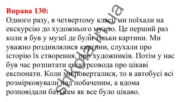Відповідь до вправи 130 з української мови для 5 класу (Глазова, 2022): Префікс і суфікс