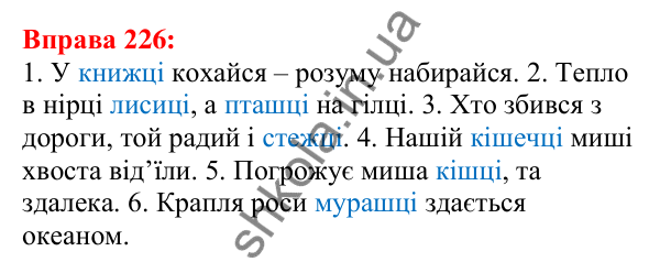 Відповідь до вправи 226 з української мови для 5 класу (Глазова, 2022): Вимова приголосних. Уподібнення