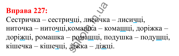 Відповідь до вправи 227 з української мови для 5 класу (Глазова, 2022): Вимова приголосних. Уподібнення