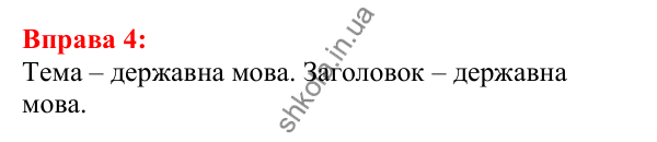 Відповідь до вправи 4 з української мови для 5 класу (Глазова, 2022): Значення мови в житті людини