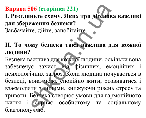 Відповідь до вправи 506, сторінка 221 - ГДЗ Українська мова 5 клас Голуб 2022
