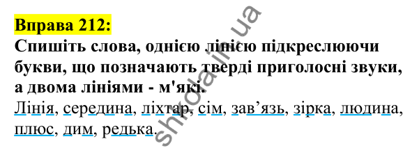 Відповідь до вправи 212, сторінка 119 - ГДЗ Українська мова 5 клас Ворон 2022
