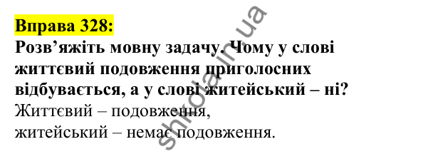 Відповідь до вправи 328, сторінка 168 - ГДЗ Українська мова 5 клас Ворон 2022