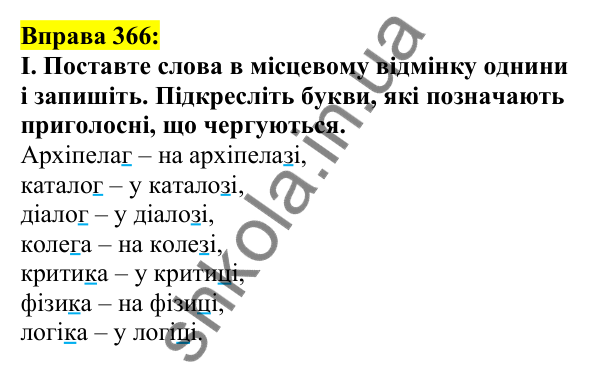 Відповідь до вправи 366, сторінка 179 - ГДЗ Українська мова 5 клас Ворон 2022