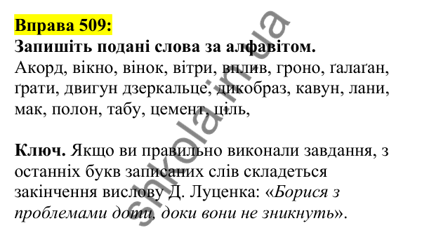 Відповідь до вправи 509, сторінка 247 - ГДЗ Українська мова 5 клас Ворон 2022