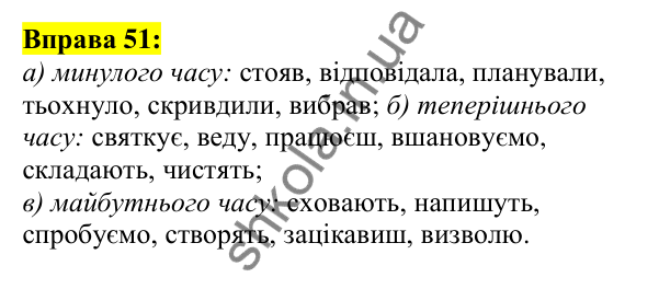 Відповідь до вправи 51, сторінка 33 - ГДЗ Українська мова 5 клас Ворон 2022