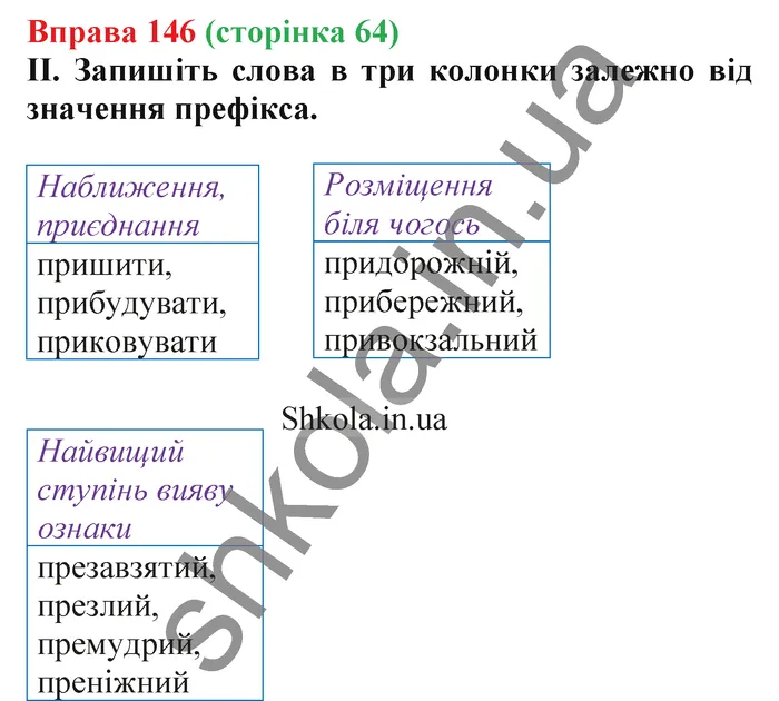 Відповідь до вправи № 146 - ГДЗ Українська мова 5 клас Заболотний 2022