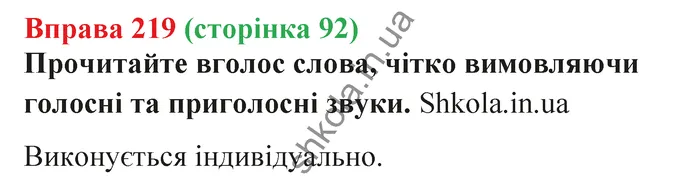 Відповідь до вправи № 219 - ГДЗ Українська мова 5 клас Заболотний 2022