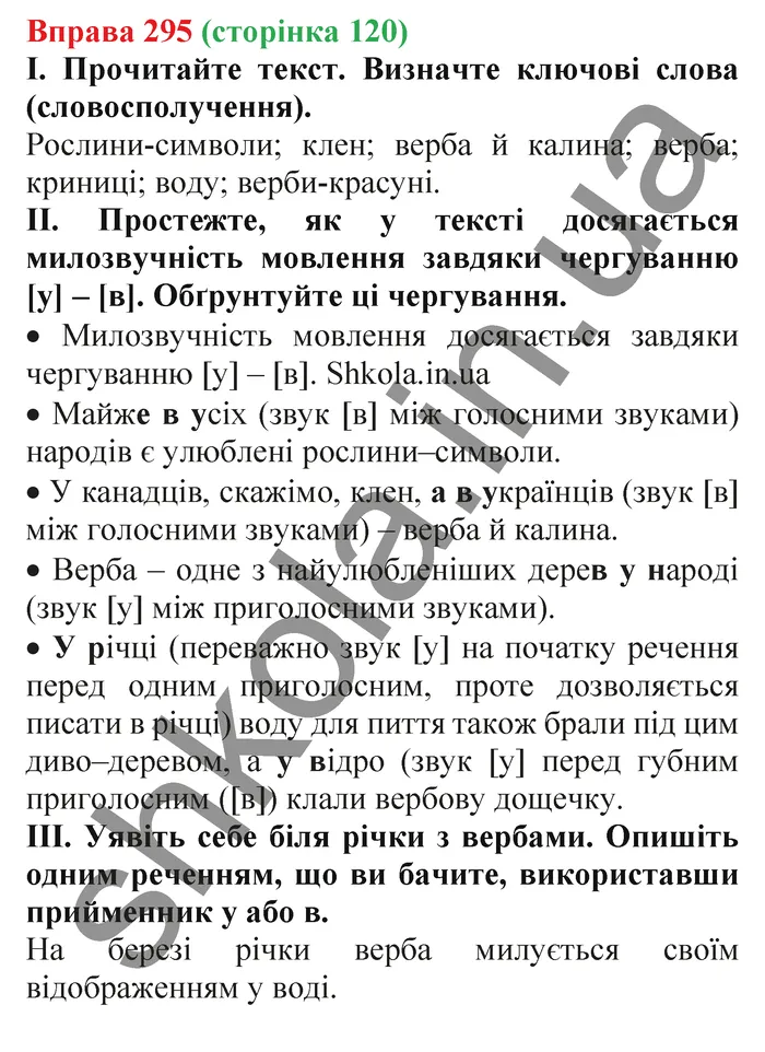 Відповідь до вправи № 295 - ГДЗ Українська мова 5 клас Заболотний 2022