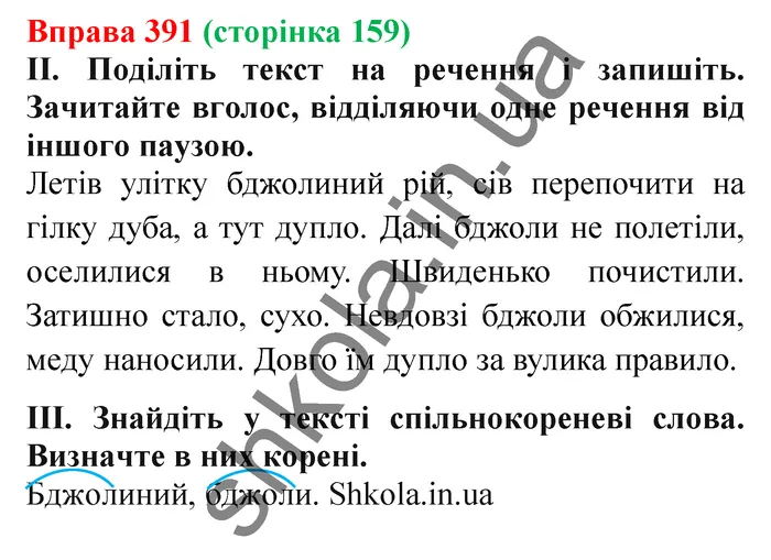 Відповідь до вправи № 391 - ГДЗ Українська мова 5 клас Заболотний 2022