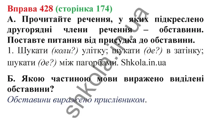 Відповідь до вправи № 428 - ГДЗ Українська мова 5 клас Заболотний 2022