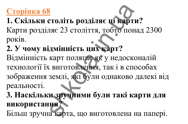 Відповіді до сторінки 68 - ГДЗ Вступ до історії України 5 клас Щупак 2022