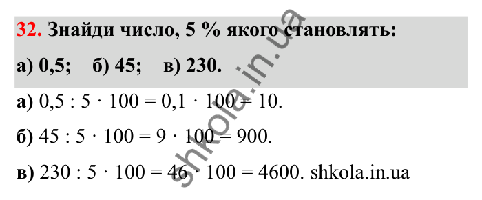 Відповідь до завдання 32 (с. 25) з математики для 6 класу (Бевз, 2023): Цілі числа