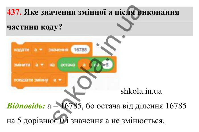 Завдання 437 Відповідь до завдання 437 (с. 75) з математики для 6 класу (Бевз, 2023): Ознаки подільності. Розкладання чисел на прості...