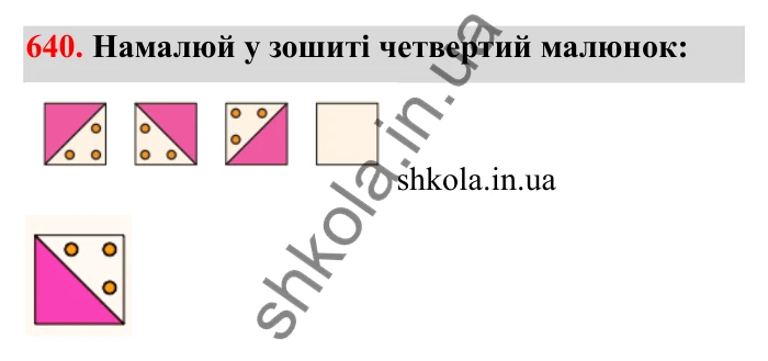 Відповідь до завдання 640 (с. 101) з математики для 6 класу (Бевз, 2023): Основна властивість дробу