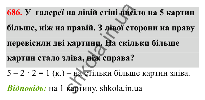 Відповідь до завдання 686 (с. 107) з математики для 6 класу (Бевз, 2023): Скорочення дробів