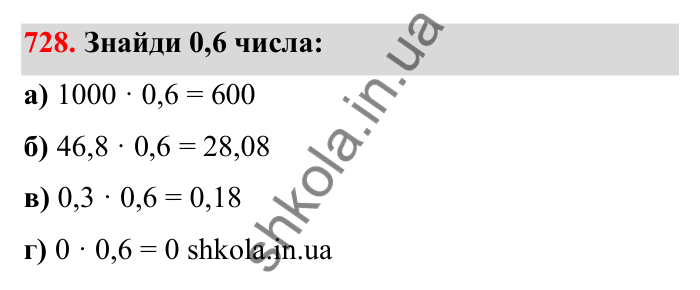 Завдання 728 Відповідь до завдання 728 (с. 113) з математики для 6 класу (Бевз, 2023): Зведення дробів до спільного знаменника...