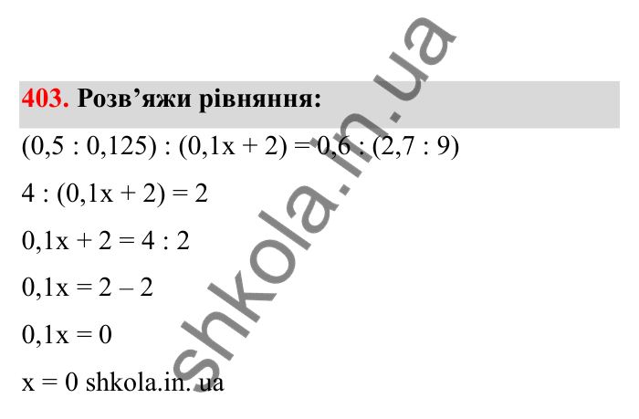 Відповідь до завдання 403 (с. 73) з математики для 6 класу (Бевз, 2023), частина 2: Тіла обертання. Циліндр, конус, куля