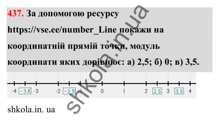 Завдання 437 Відповідь до завдання 437 (с. 79) з математики для 6 класу (Бевз, 2023), частина 2: Раціональні числа