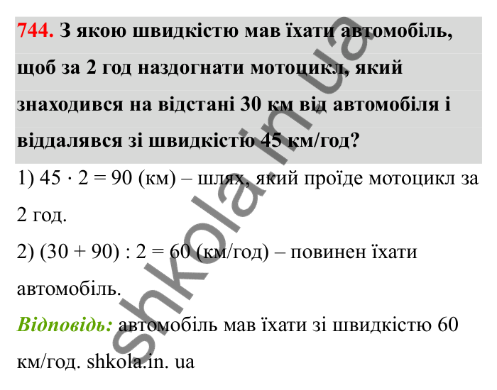 Завдання 744 Відповідь до завдання 744 (с. 117) з математики для 6 класу (Бевз, 2023), частина 2: Перетворення простіших виразів