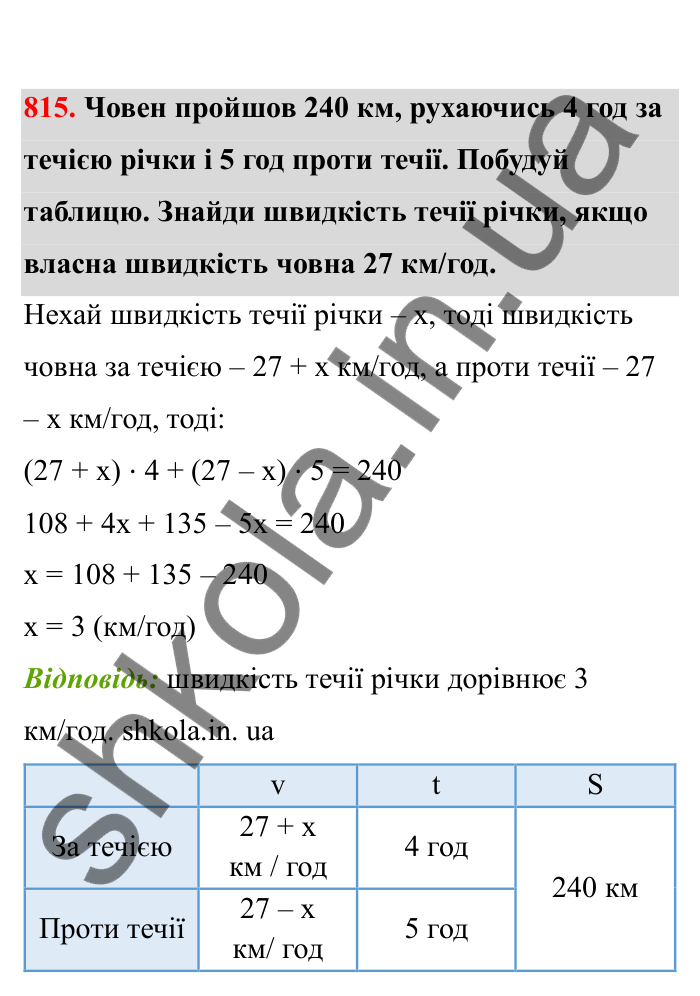 Відповідь до завдання 815 (с. 128) з математики для 6 класу (Бевз, 2023), частина 2: Розв’язування рівнянь