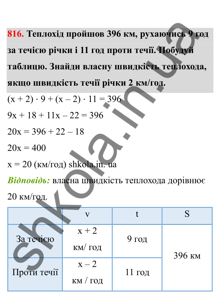 Відповідь до завдання 816 (с. 128) з математики для 6 класу (Бевз, 2023), частина 2: Розв’язування рівнянь