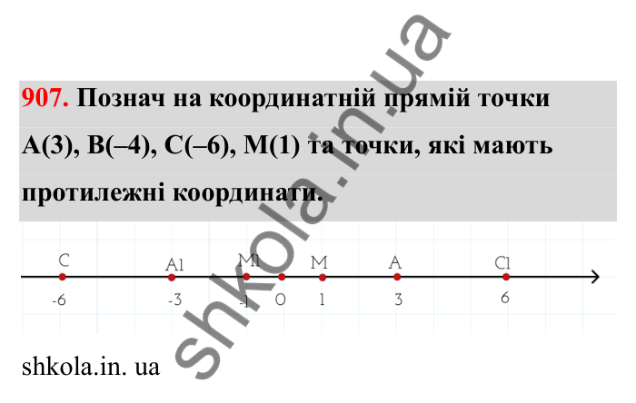 Відповідь до завдання 907 (с. 144) з математики для 6 класу (Бевз, 2023), частина 2: Вправи для повторення за рік
