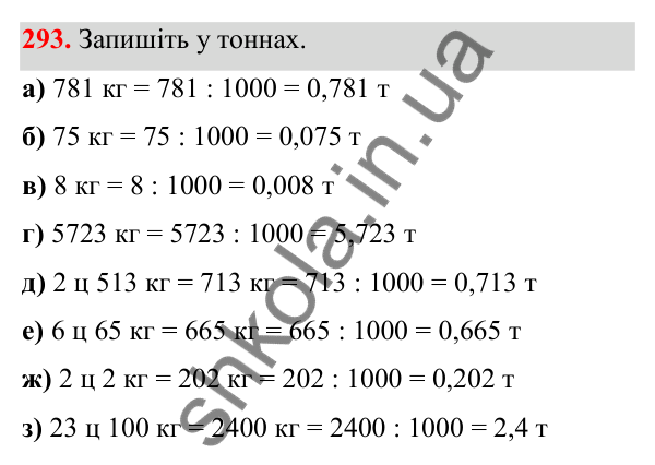 Відповідь до завдання 293 (с. 150) з математики для 6 класу (Біос, 2023), частина 2: Розділ 16. Повторення