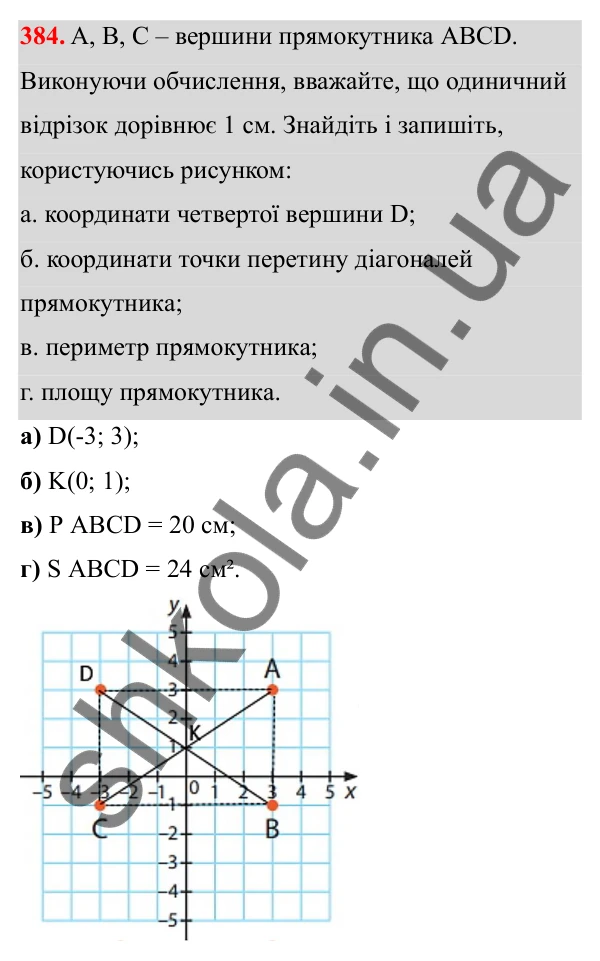 Відповідь до завдання 384 (с. 166) з математики для 6 класу (Біос, 2023), частина 2: Розділ 16. Повторення