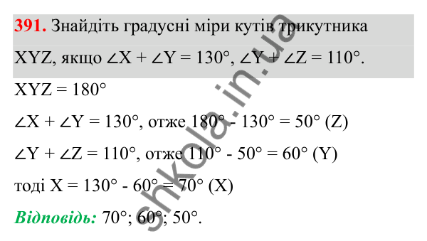 Завдання 391 Відповідь до завдання 391 (с. 167) з математики для 6 класу (Біос, 2023), частина 2: Розділ 16. Повторення