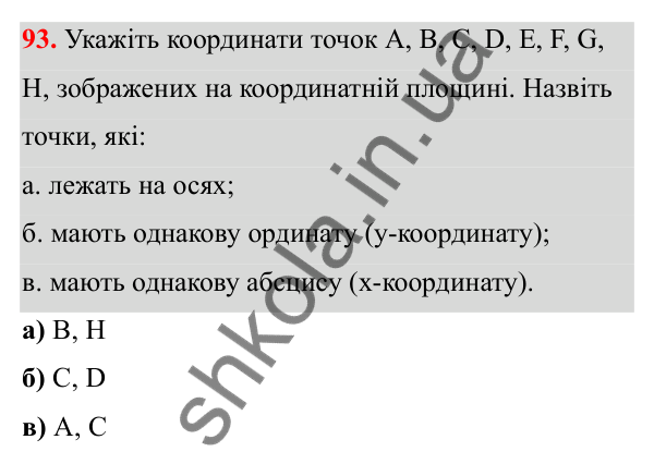 Завдання 93 Відповідь до завдання 93 (с. 56) з математики для 6 класу (Біос, 2023), частина 2: Розділ 11. Напрямок