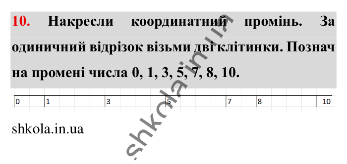 Повторюємо математику за 5 кл., завдання 10 Відповідь до завдання 10 (с. 4) з математики для 6 класу (Істер, 2023), частина 1: Повторюємо математику за 5 клас