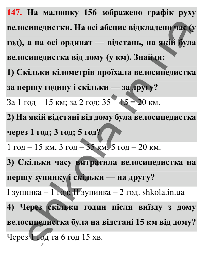 Відповідь до вправи 147 (с. 183) з математики для 6 класу (Істер, 2023), частина 2: Вправи для повторення розділу 3