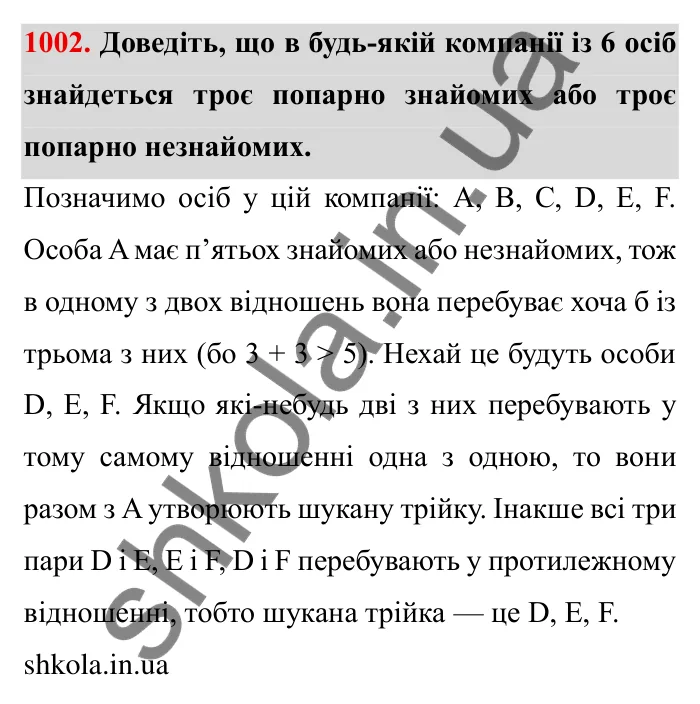 Завдання № 1002 Відповідь до завдання 1002 (с. 95) з математики для 6 класу (Мерзляк, 2023), частина 2: § 4. Раціональні числа і дії з ними. 34. Віднімання раціональних чисел